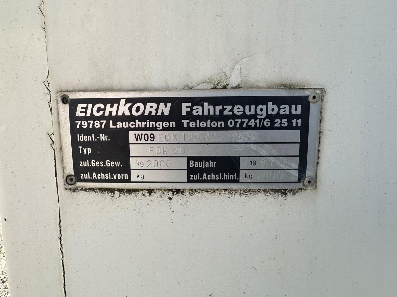 Eichkorn E0K20 Fahrradanhänger - Trailer kotak tertutup: gambar 4 Eichkorn E0K20 Fahrradanhänger - Trailer kotak tertutup: gambar 4